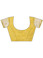 Shree Shyam Fashion Varnika Mustard Linen Cotton Saree | Grocsy
