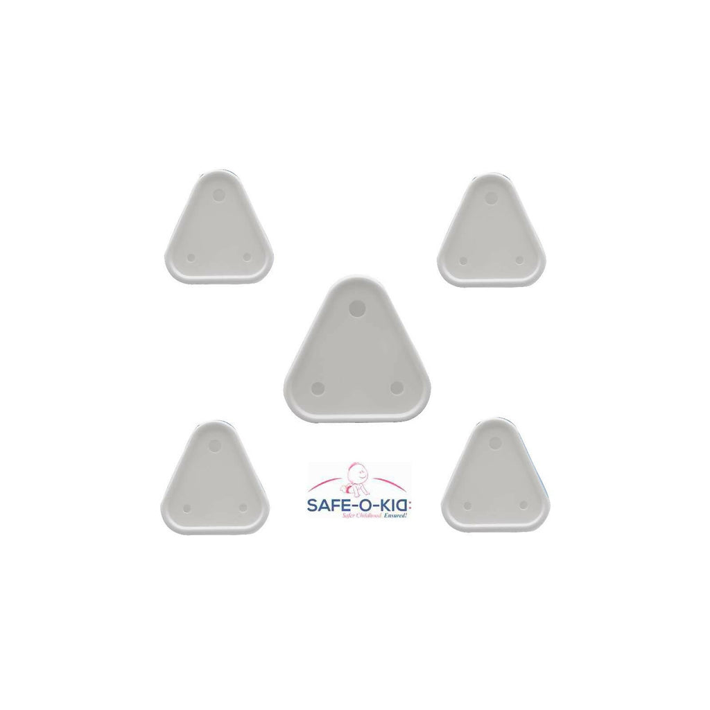 Safe-O-Kid Socket Guards For Baby Safety, White For Kids Protection | Grocsy