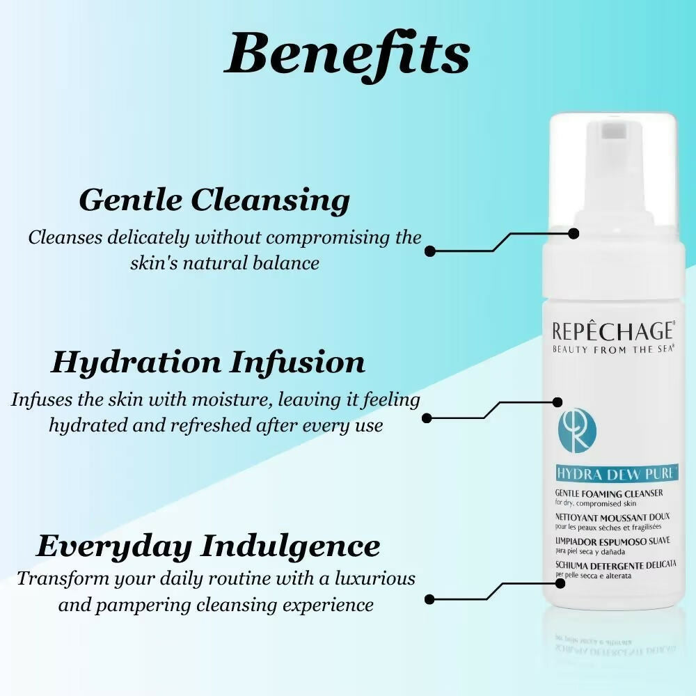 Repechage Hydra Dew Pure Gentle Foaming Cleanser | Grocsy