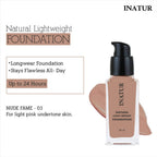 Inatur Natural Light Weight Foundation - Nude Fame | Grocsy
