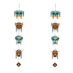 Artvibes Tribal Tiki Masks Wooden Wall Hanger | Grocsy