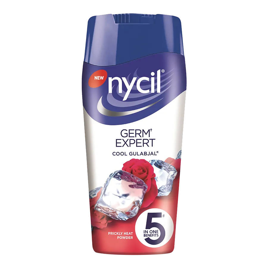 Nycil Germ Extert Cool Gulabjal Prickly Heat Talcum Powder | Grocsy