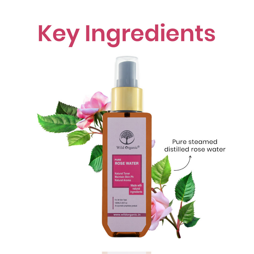 Wild Organic Rose Water Skin Toner | Grocsy