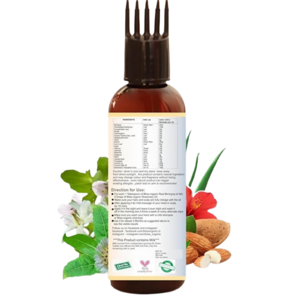 Blise organic Real Bhringraj oil | Grocsy