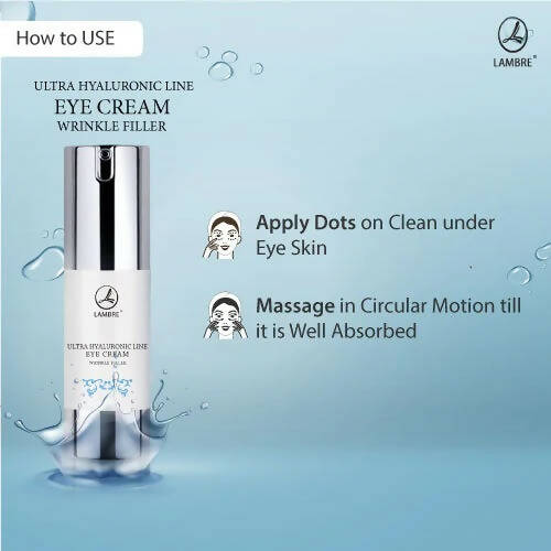 Lambre Ultra Hyaluronic Line Eye Cream Wrinkle Filler | Grocsy