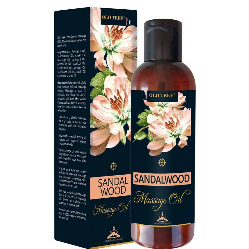 Old Tree Sandalwood Body Massage Oil | Grocsy