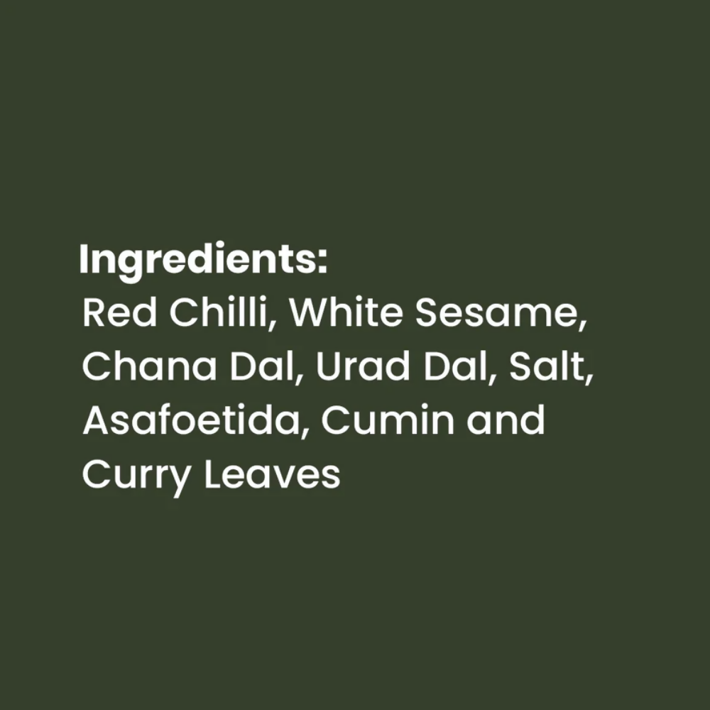 Crista Spices Moolgapodi South Indian Seasoning | Grocsy