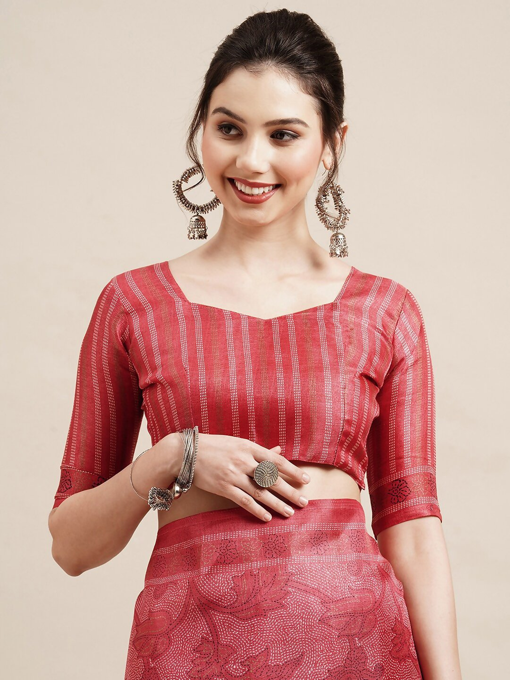 Saree Mall Floral Printed Art Silk Sarees | Grocsy