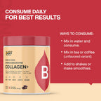 MyFitFuel Hydrolyzed Bovine Collagen + Hyaluronic Acid Biotin Vitamin C Skin Hair Nails - Orange | Grocsy