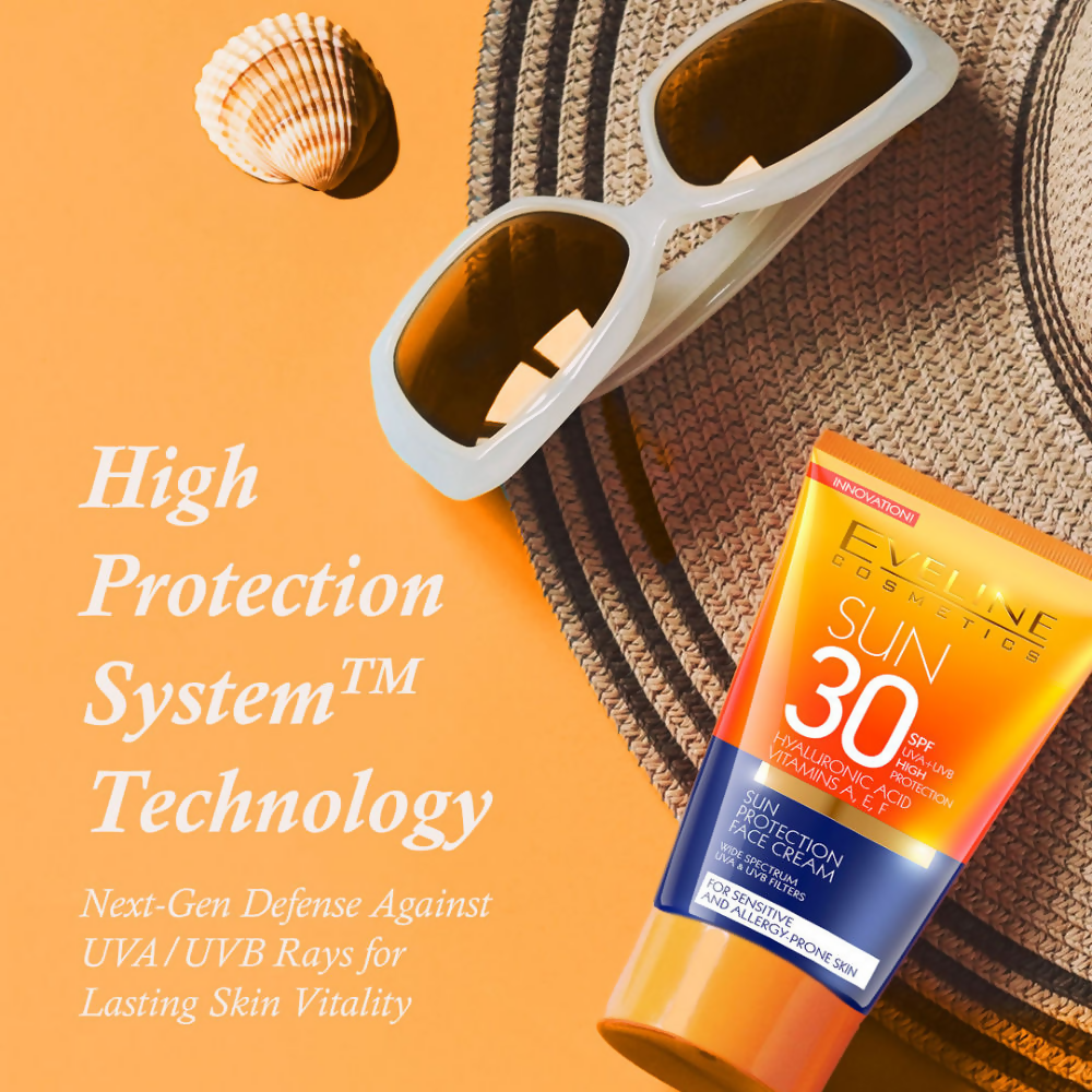 Eveline Cosmetics Sun Protection Face Cream SPF 30 | Grocsy