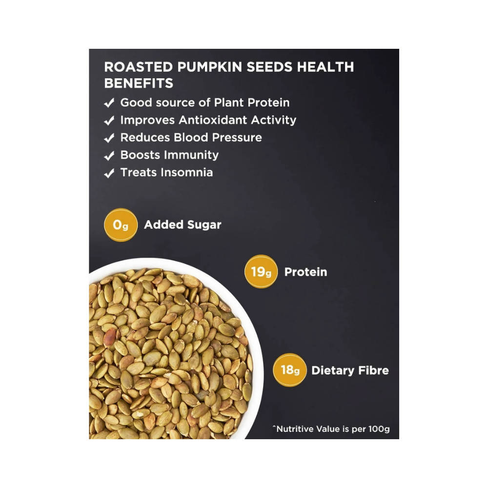 True Elements Roasted Pumpkin Seeds | Grocsy