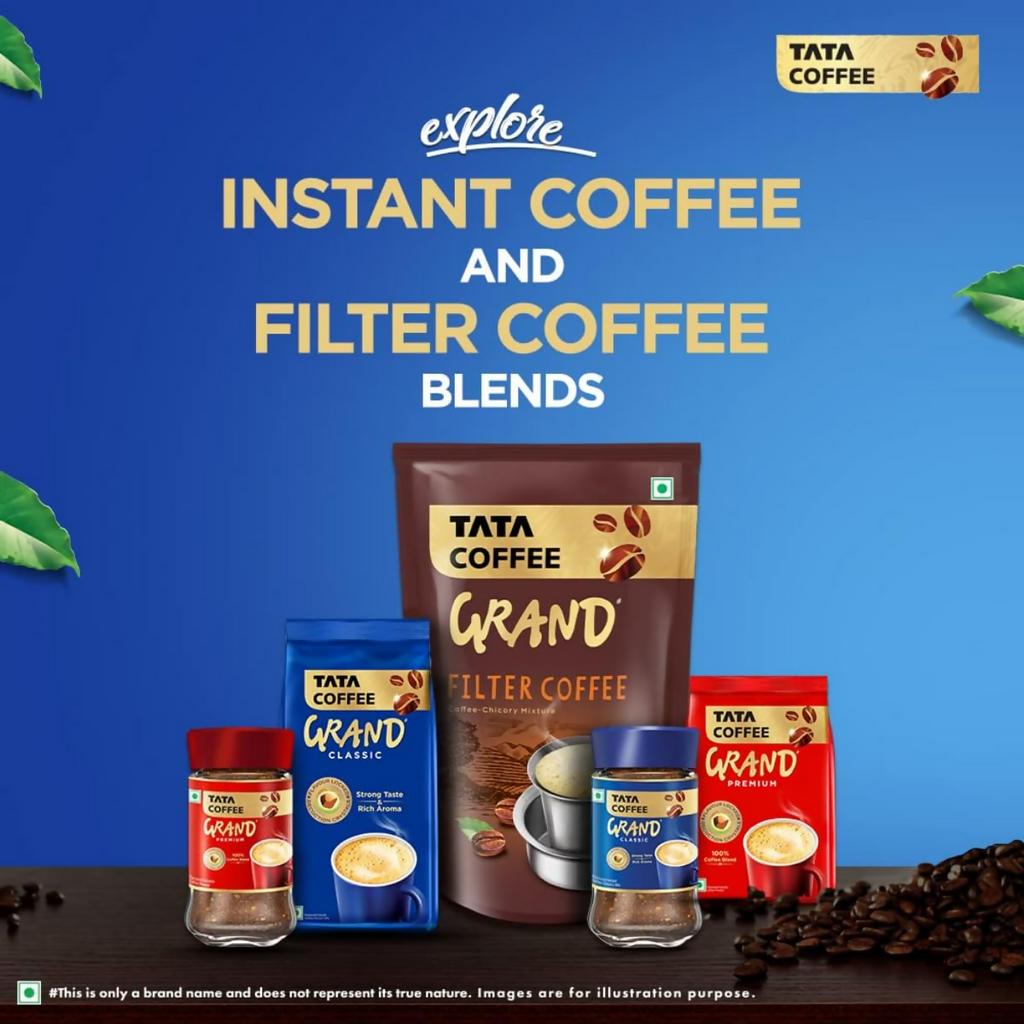 Tata Coffee Grand Classic Instant Coffee Pouch | Grocsy