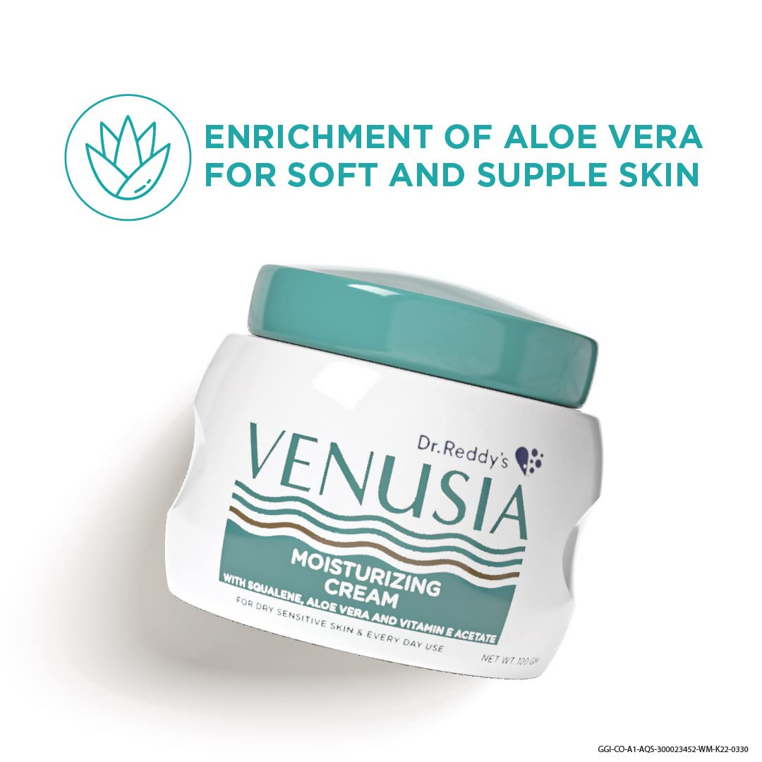 Dr. Reddy's Venusia Moisturizing Cream body & Face Cream For Dry To Very Dry Skin | Grocsy