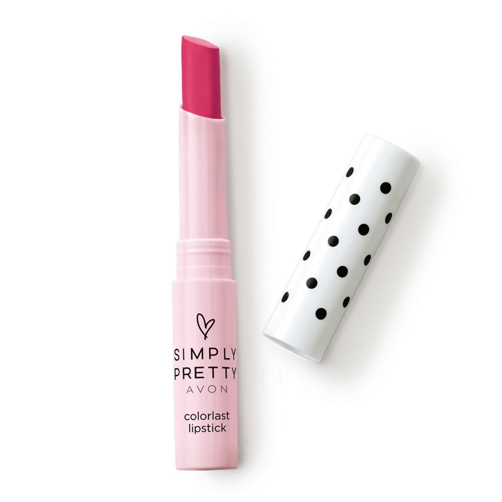 Avon Simply Pretty Colorlast Lipstick - Sunny Pink | Grocsy