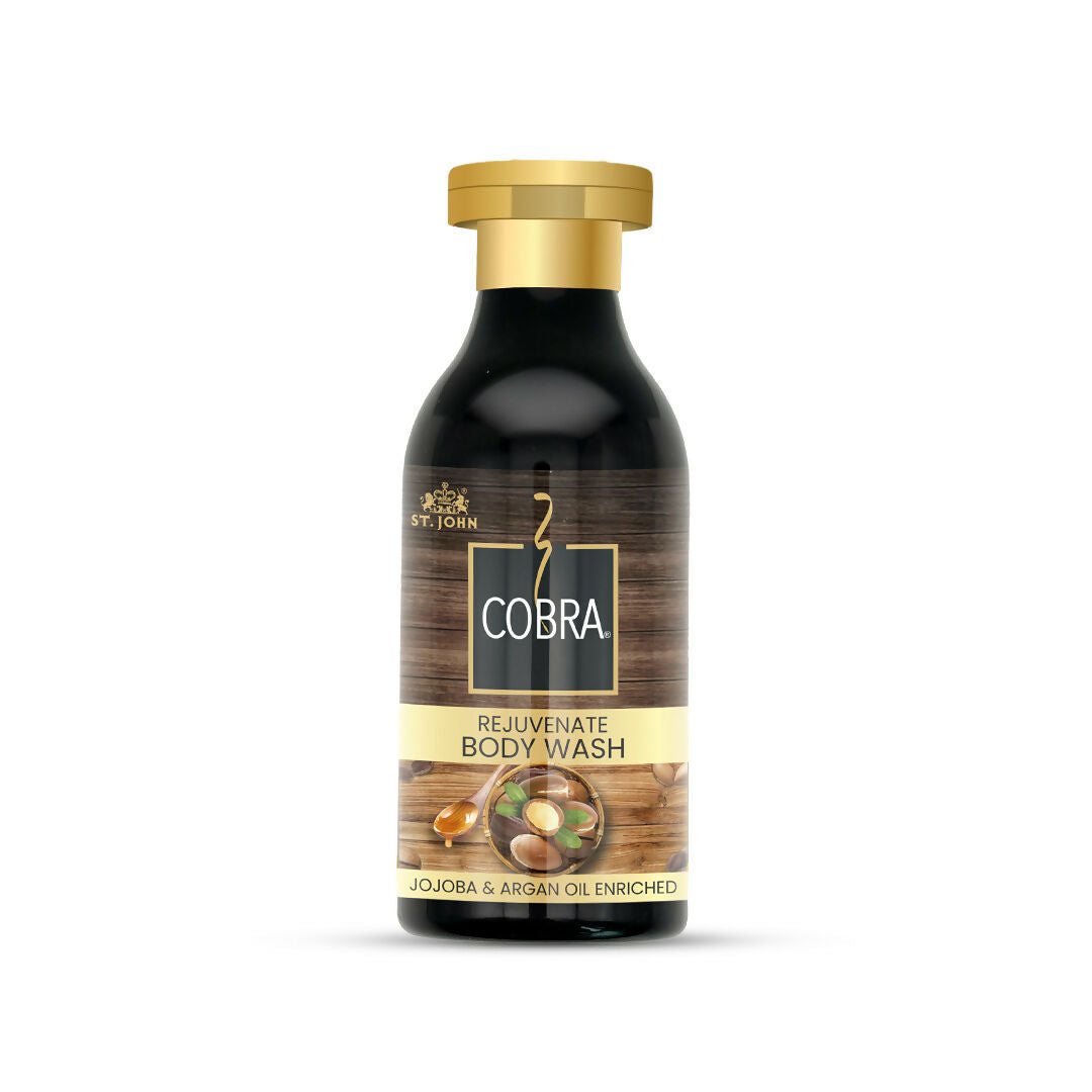 ST.JOHN Cobra Natural Body Wash Jojoba & Argan Oil for Deep Moisture & Radiant, Refreshing Fragrance For All Skin Types | Grocsy
