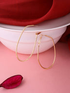 NVR Women Set of 2 Contemporary Hoop Earrings | Grocsy