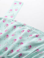 Ahalyaa Women's Traditional wear Co-ords - Blue | Grocsy