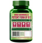 Himalayan Organics Methyl Cobalamin Vitamin B12 Tablets | Grocsy