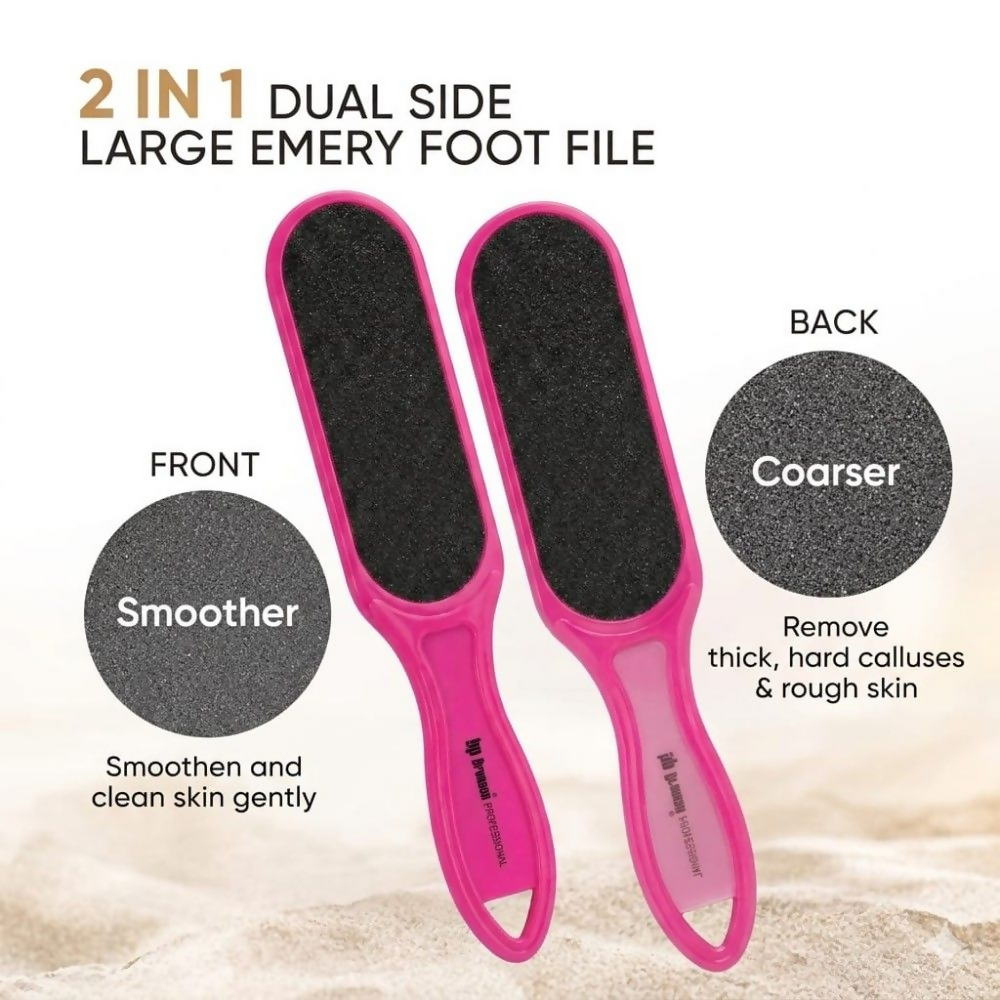 Bronson Professional Double Sided Emery Foot File Callus, Dead Skin Remover | Grocsy