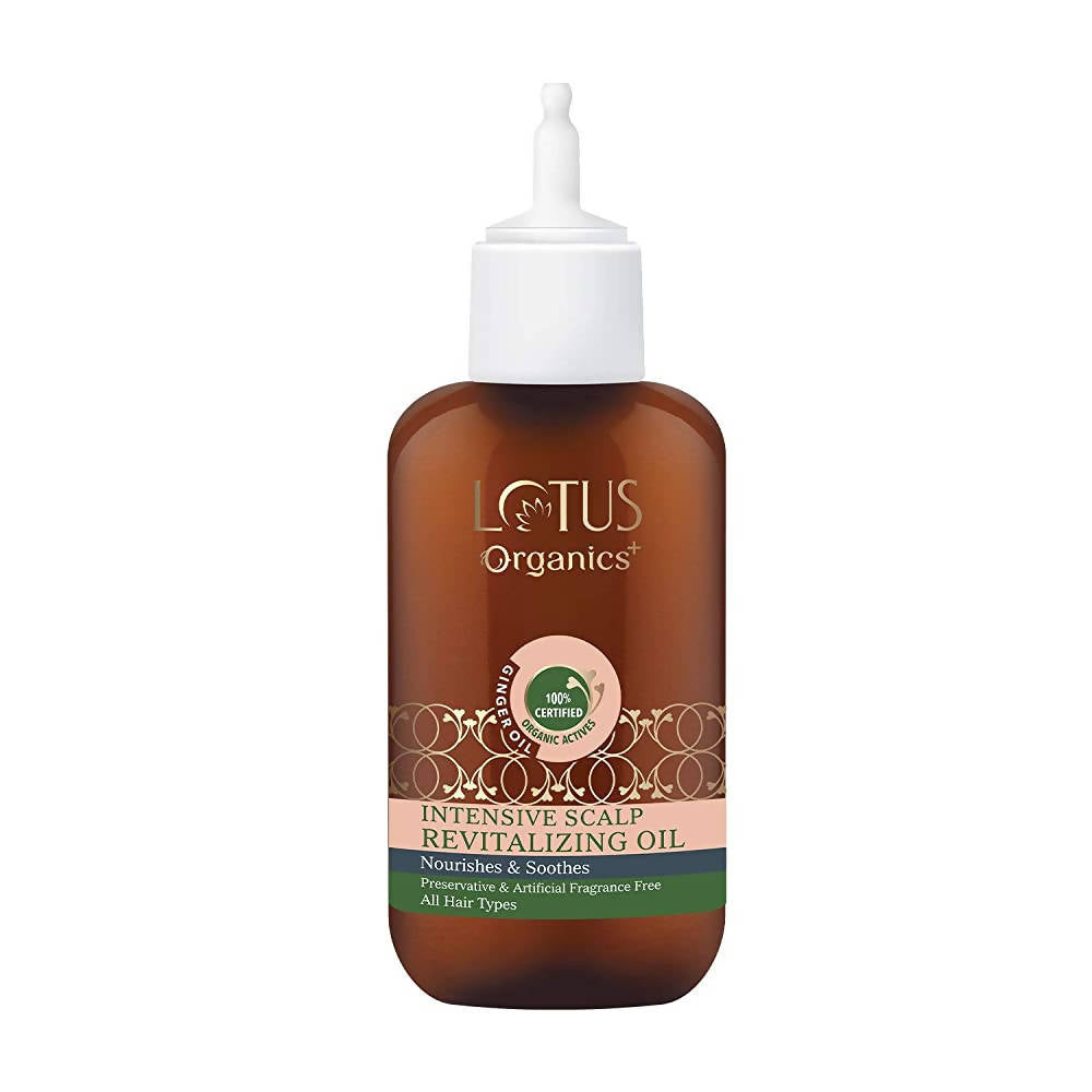 Lotus Organics+ Intensive Scalp Revitalizing Oil | Grocsy