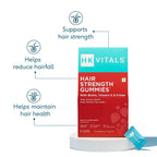 HK Vitals Hair Strength Biotin Gummies - Strawberry Flavor | Grocsy