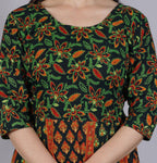 Vamika Multicolor Cotton Printed Party/Casual Wear Kurti (GAM20K) | Grocsy