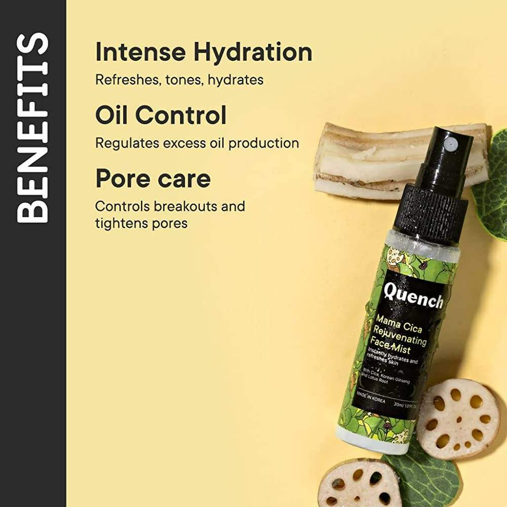 Quench Botanics Mama Cica Rejuvenating Face Mist - Korean Skincare | Grocsy