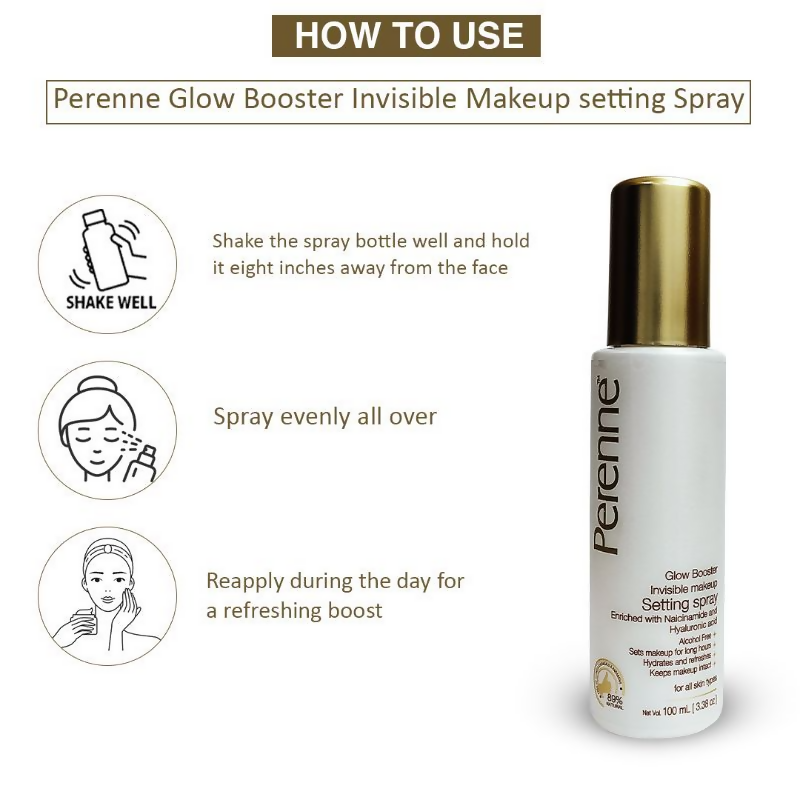 Perenne Glow Booster Invisible Makeup Setting Spray | Grocsy