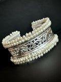 Joban Fashion White Brass White Silver Replica Adjustable Kada | Grocsy