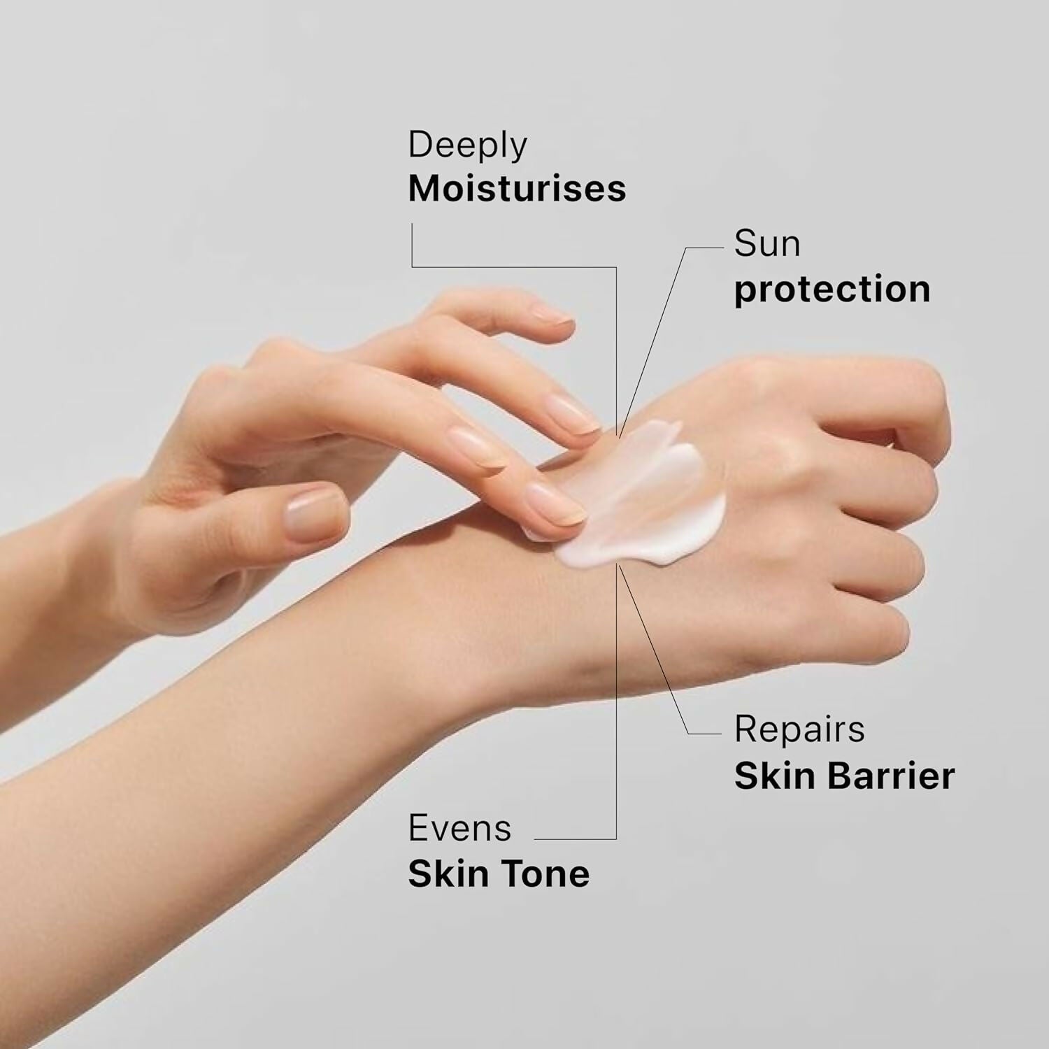 Molecular Company SPF 50+ Pa++++ 5% Niacinamide 3% Panthenol Sunscreen | Grocsy