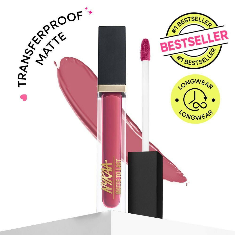 Nykaa Matte To Last ! Transferproof Liquid Lipstick - Gul-17 | Grocsy