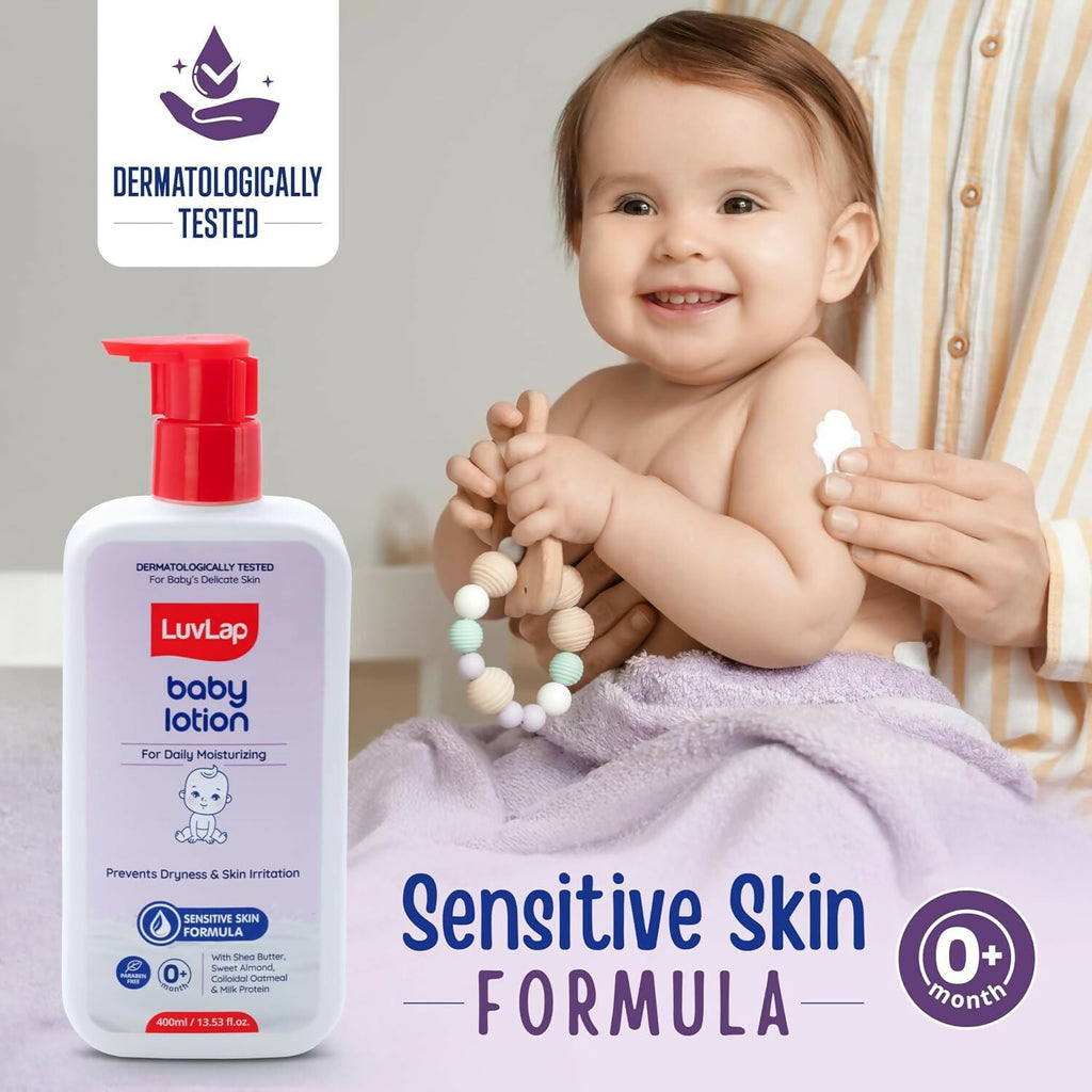 LuvLap Baby Shampoo + Baby Lotion Combo Set | Grocsy