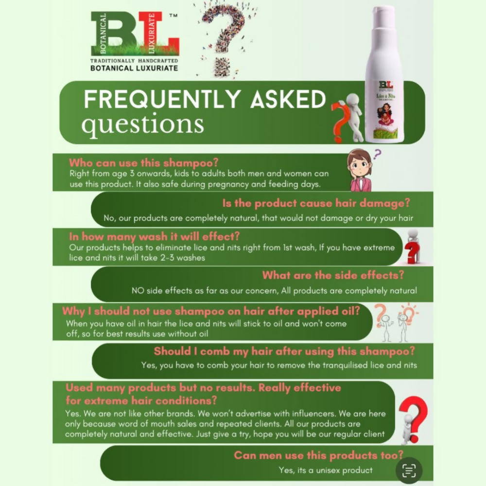 Botanical Luxuriate Tea Tree Anti Lice and Nits Shampoo | Grocsy