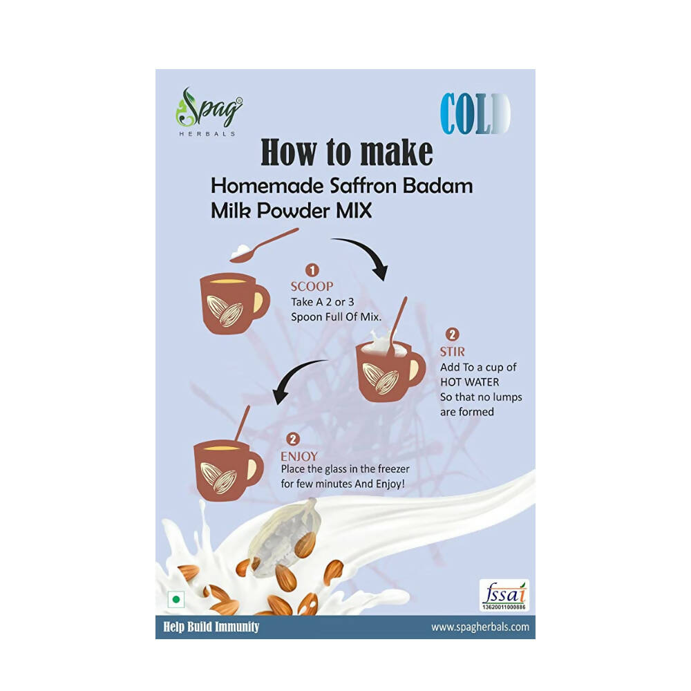 Spag Herbals Instant Cold Badam Milk Powder | Grocsy