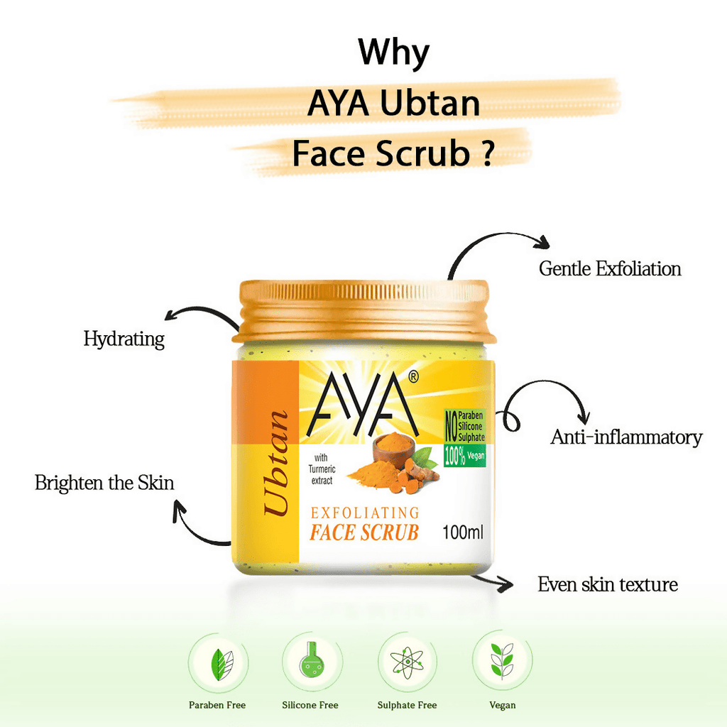 AYA Ubtan Exfoliating Face Scrub | Grocsy