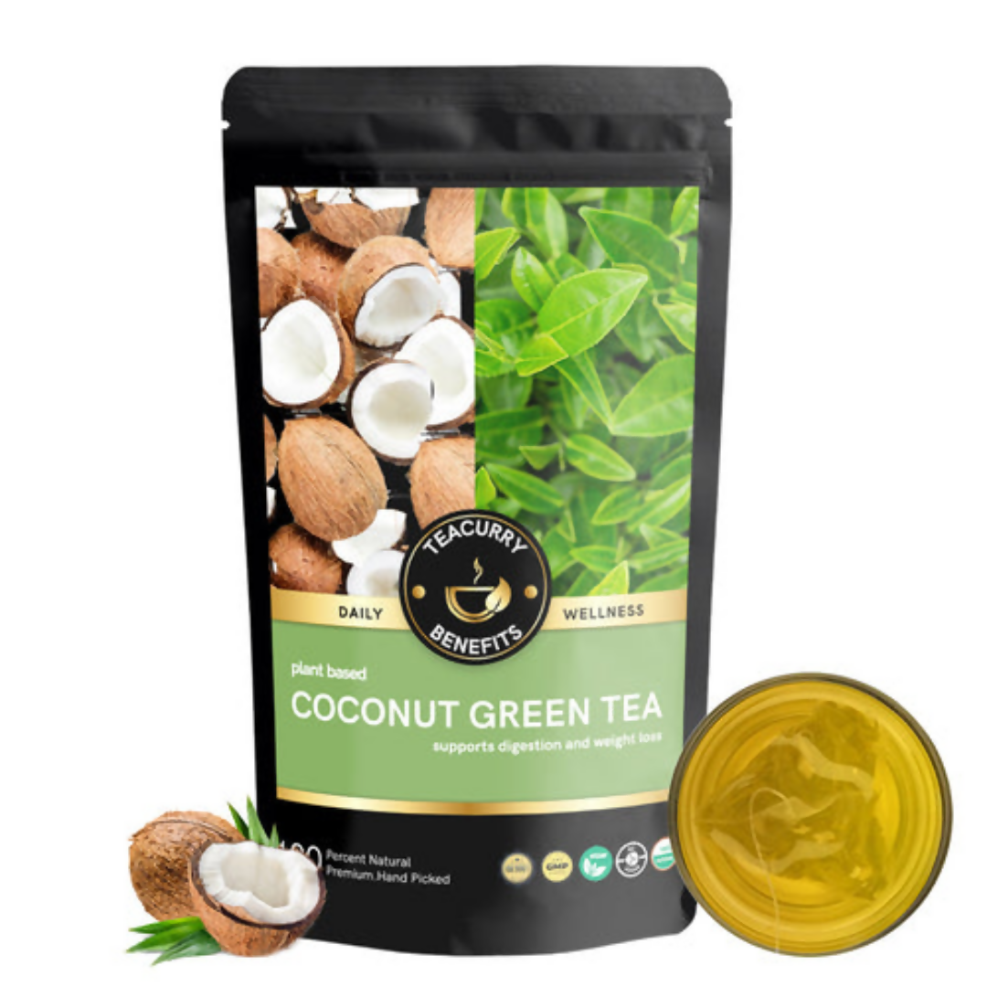 Teacurry Coconut Green Loose Tea | Grocsy