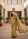 Joban Fashion Yellow Soft twill Net Party Wear Sarees | Grocsy