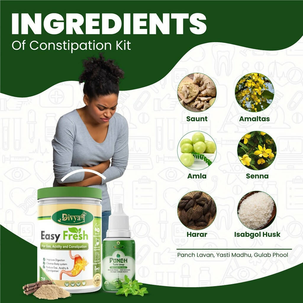 Divya Shree Easy Fresh Powder and Punch Tulsi Drop Combo | Grocsy