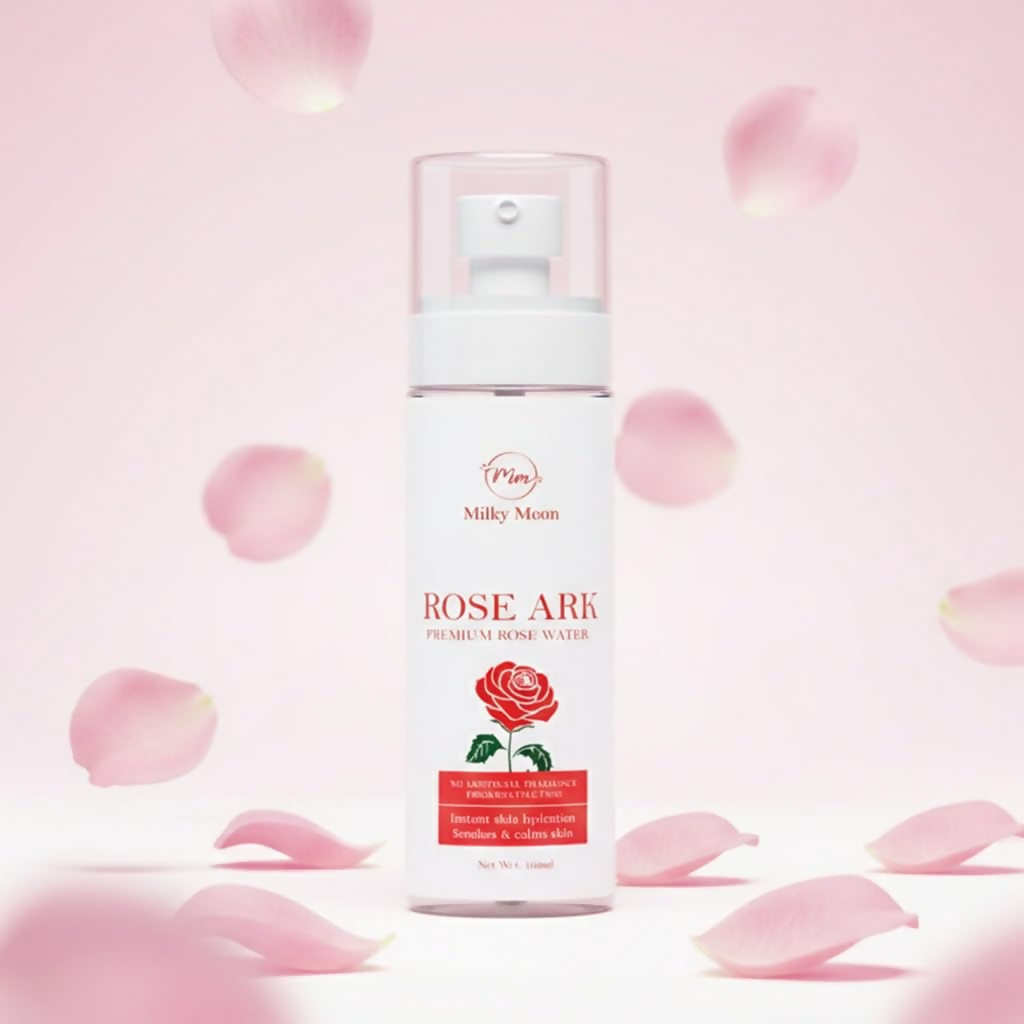 Milky Moon Rose Ark Premium Rose Water/Face Toner | Grocsy