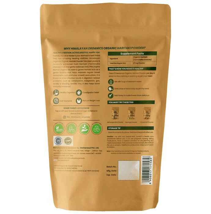 Himalayan Organics Haritaki Powder | Grocsy