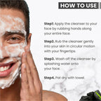 Globus Naturals Anti Pollution & Anti Acne Charcoal Face Wash For Men | Grocsy