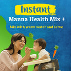 Manna Foods Instant Health Mix Multigrain Cereal + Vegetables With Spinach, Carrot, Dal with Milk | Grocsy