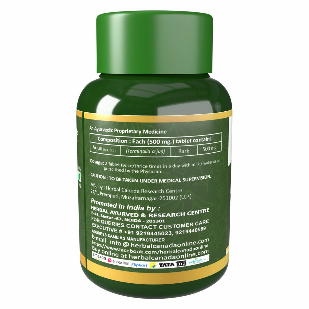 Herbal Canada Arjuna Extract Tablets | Grocsy