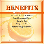 VedicAyurveda Manicure Pedicure Spa Kit Orange Peel Oil | Grocsy