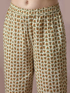 Myshka Women's Multi Printed Cotton Straight Party Kurta Set | Grocsy