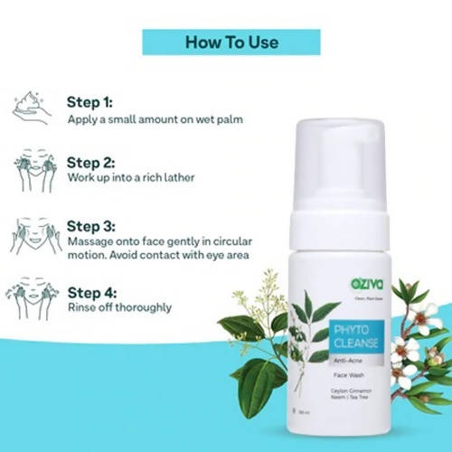 OZiva Phyto Cleanse Anti-Acne Facewash | Grocsy