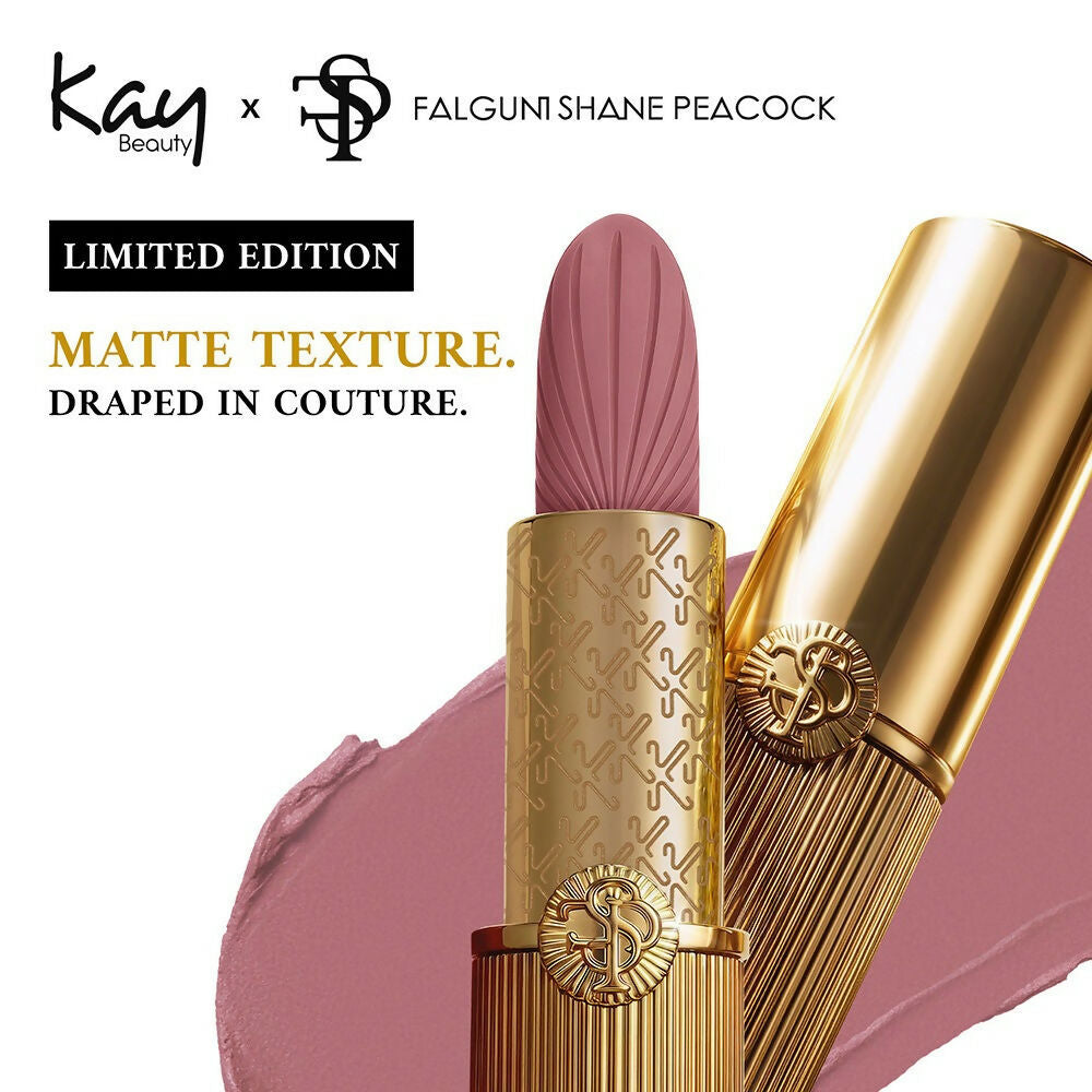 Kay Beauty x Falguni Shane Peacock Luxe Matte Lipstick - Blush Zari | Grocsy