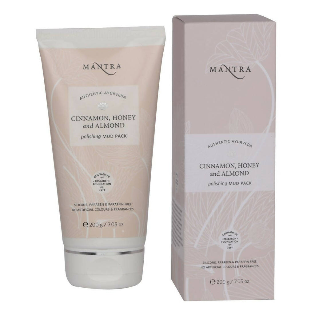 Mantra Herbal Cinnamon, Honey and Almond Polishing Mud Pack | Grocsy