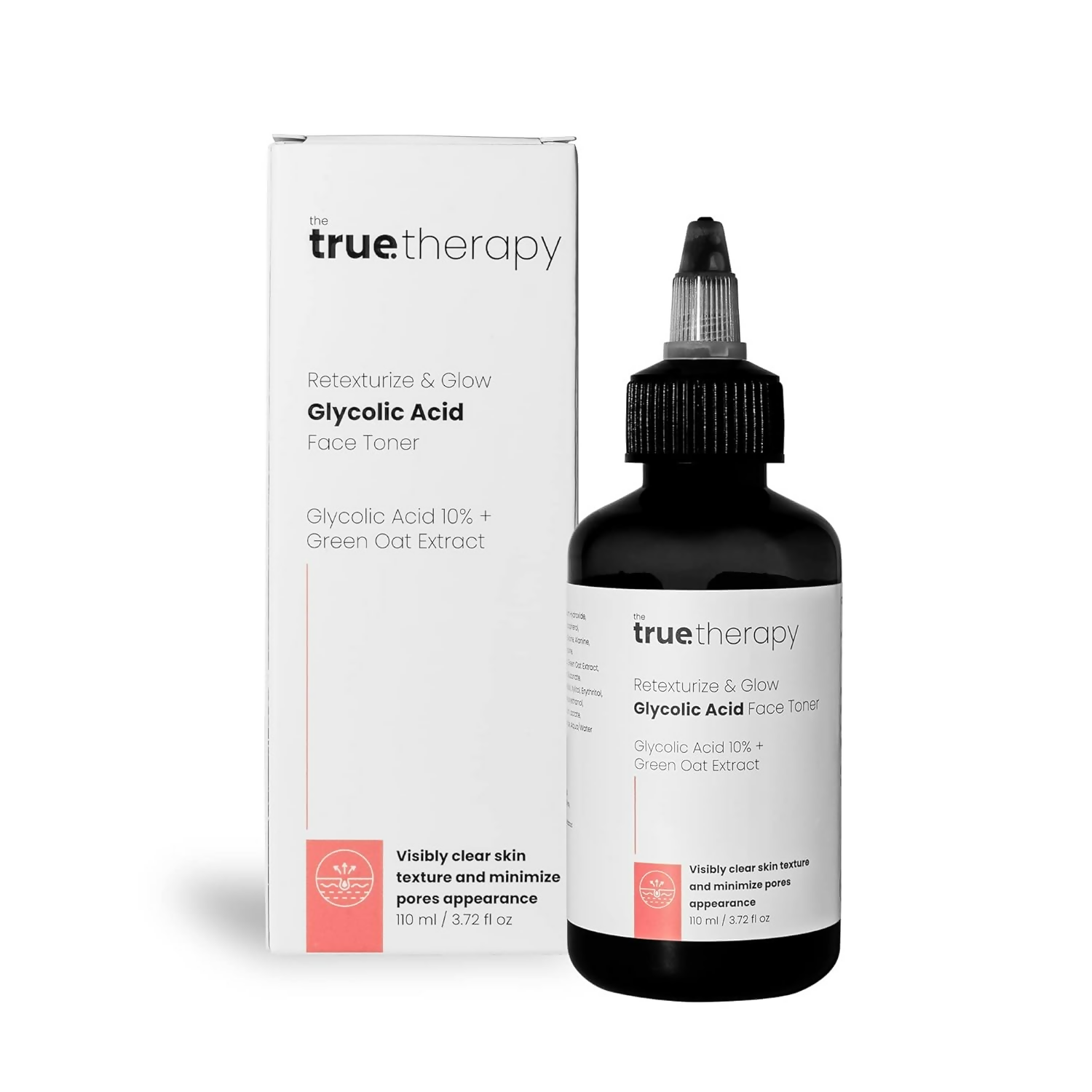 The True Therapy Retexturize 10% Glycolic Acid Toner Face Toner | Grocsy