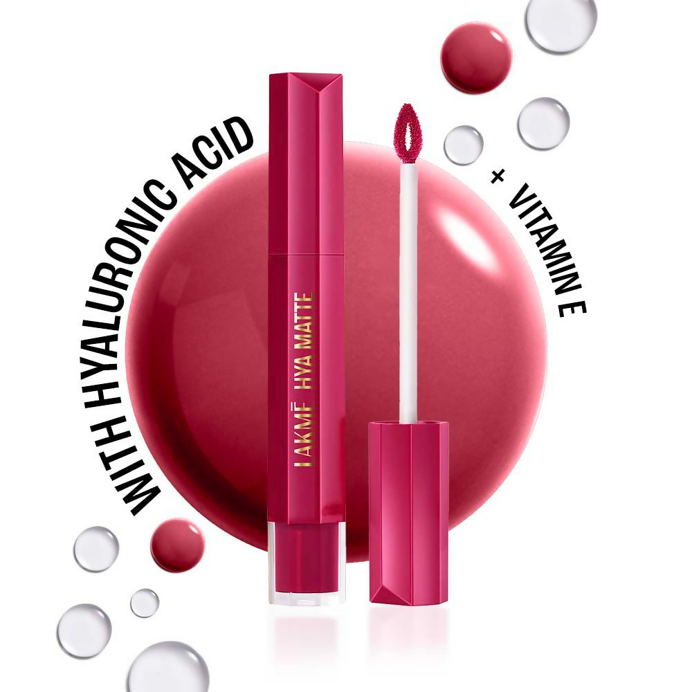 Lakme 9to5 Hya Matte Liquid Lipstick + Hyaluronic Acid - Powersuit Pink | Grocsy